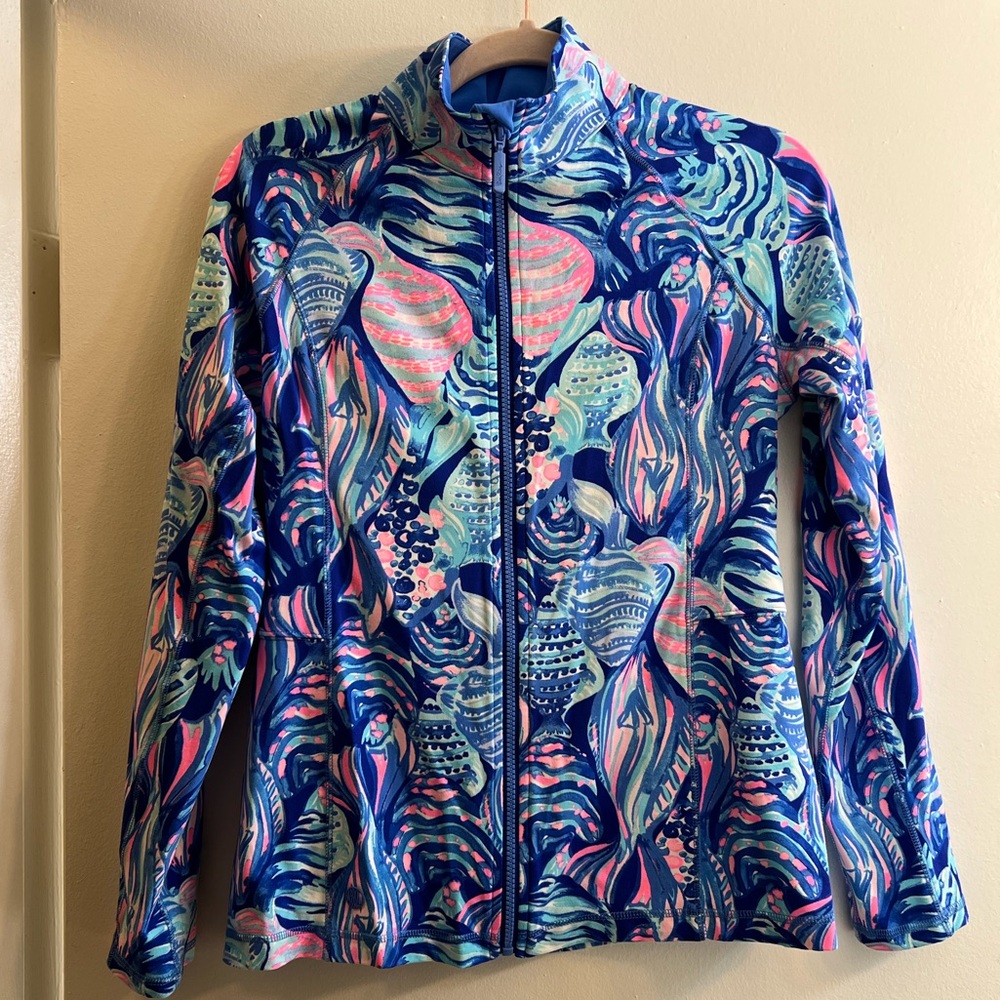 Lilly PulitzerJacket.  Sz Small.  Little faded but price reflects!